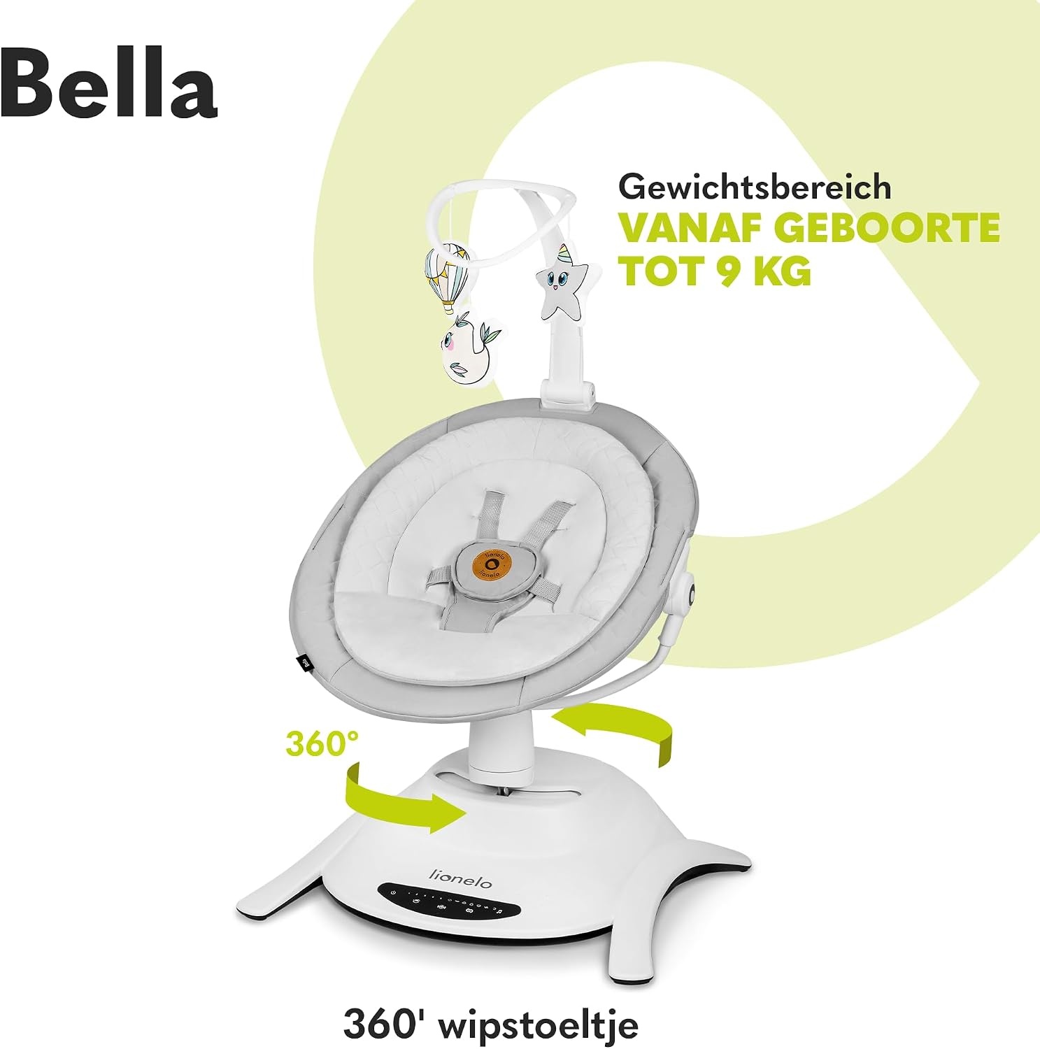 Elektrische Babywipstoel Grijs - 30% Korting