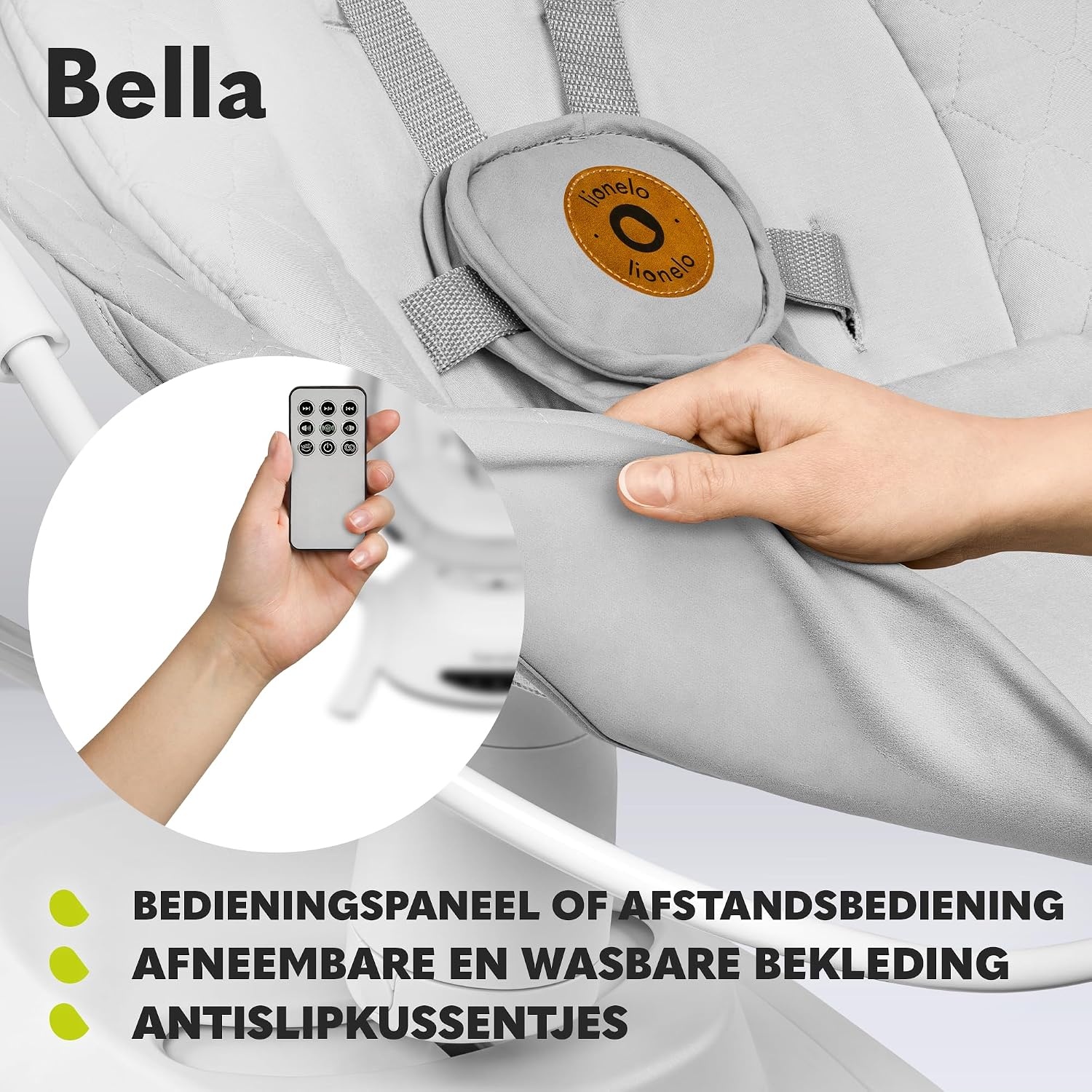 Elektrische Babywipstoel Grijs - 30% Korting