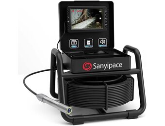 30% Korting: Buisinspectiecamera Riool met 30m Kabel & HD Scherm