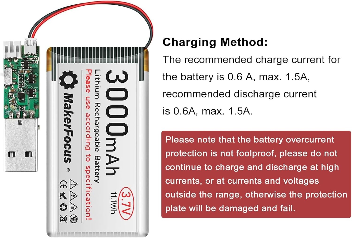 2x 3000mAh Lithium Polymeer Batterij voor ESP32 (3,7V) | 40% Korting