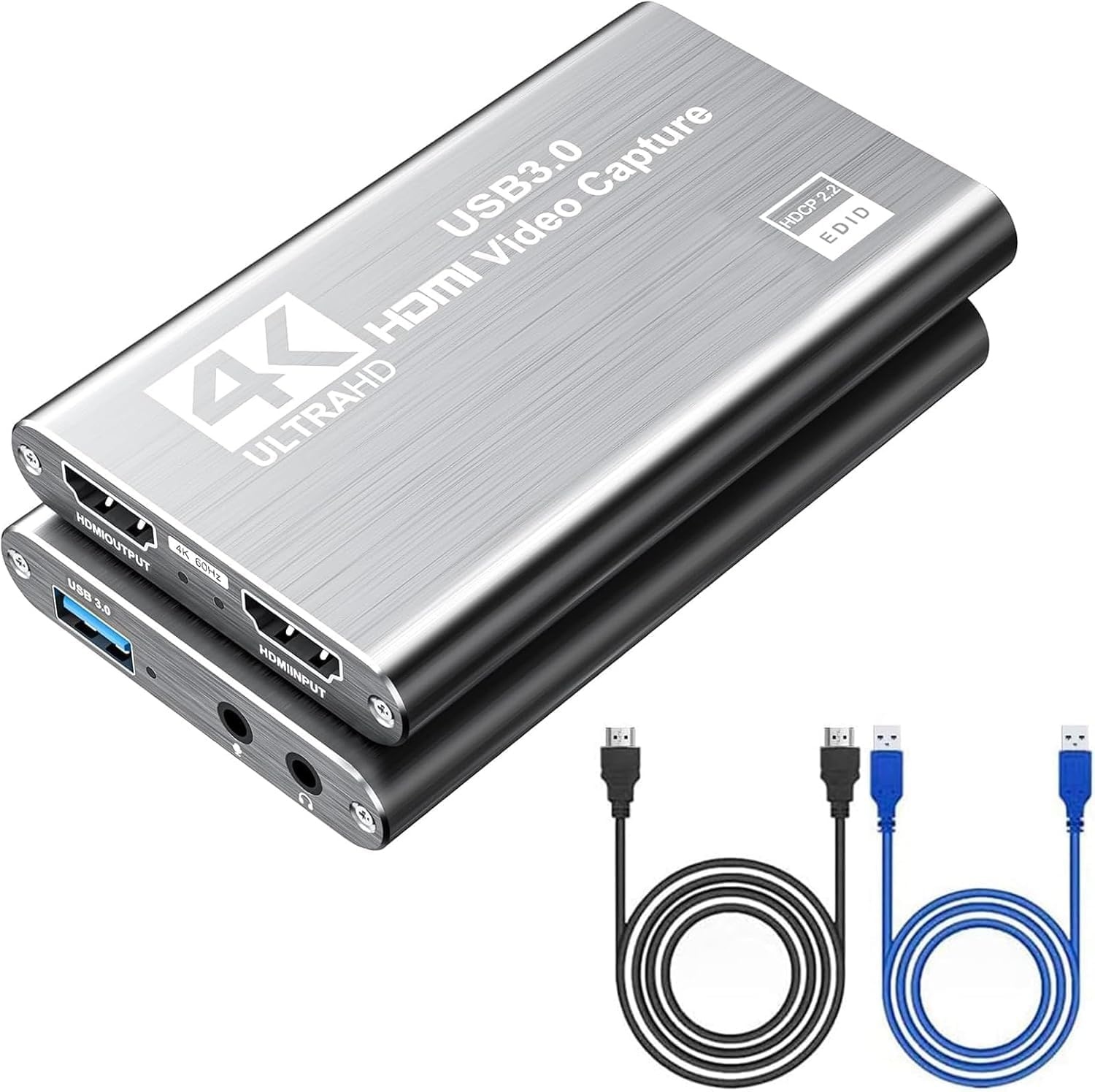 4K HDMI Capture Card (USB 3.0) - Streaming & Gaming - 28% Korting