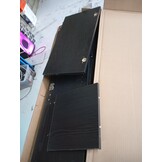 Badkamerkast Zwart Eiken 30x30x190cm - 59% Korting