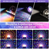 Krachtige Rookmachine met Discobal & RGB Licht - 600W