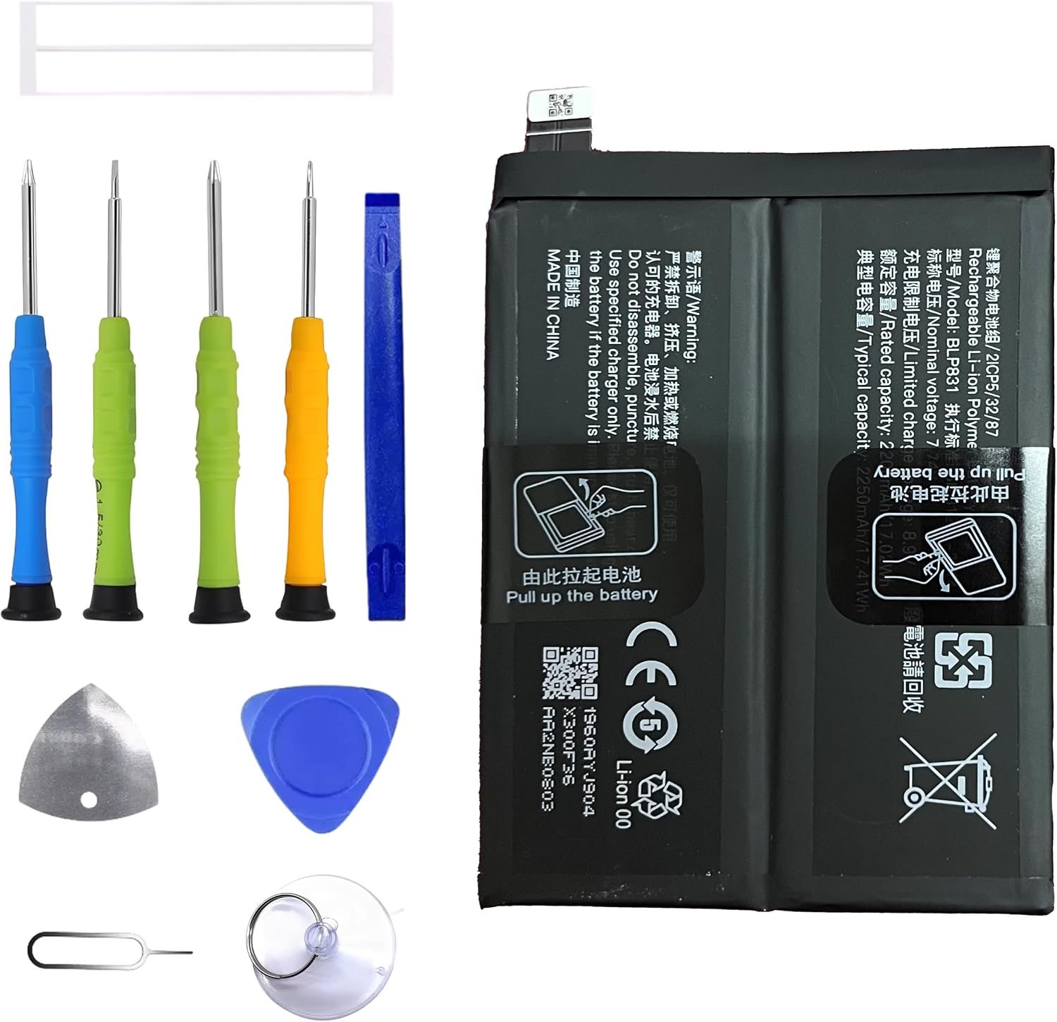 Vervangende Accu BLP831 voor O-ppo Find X3/X3 Pro (27% Korting)