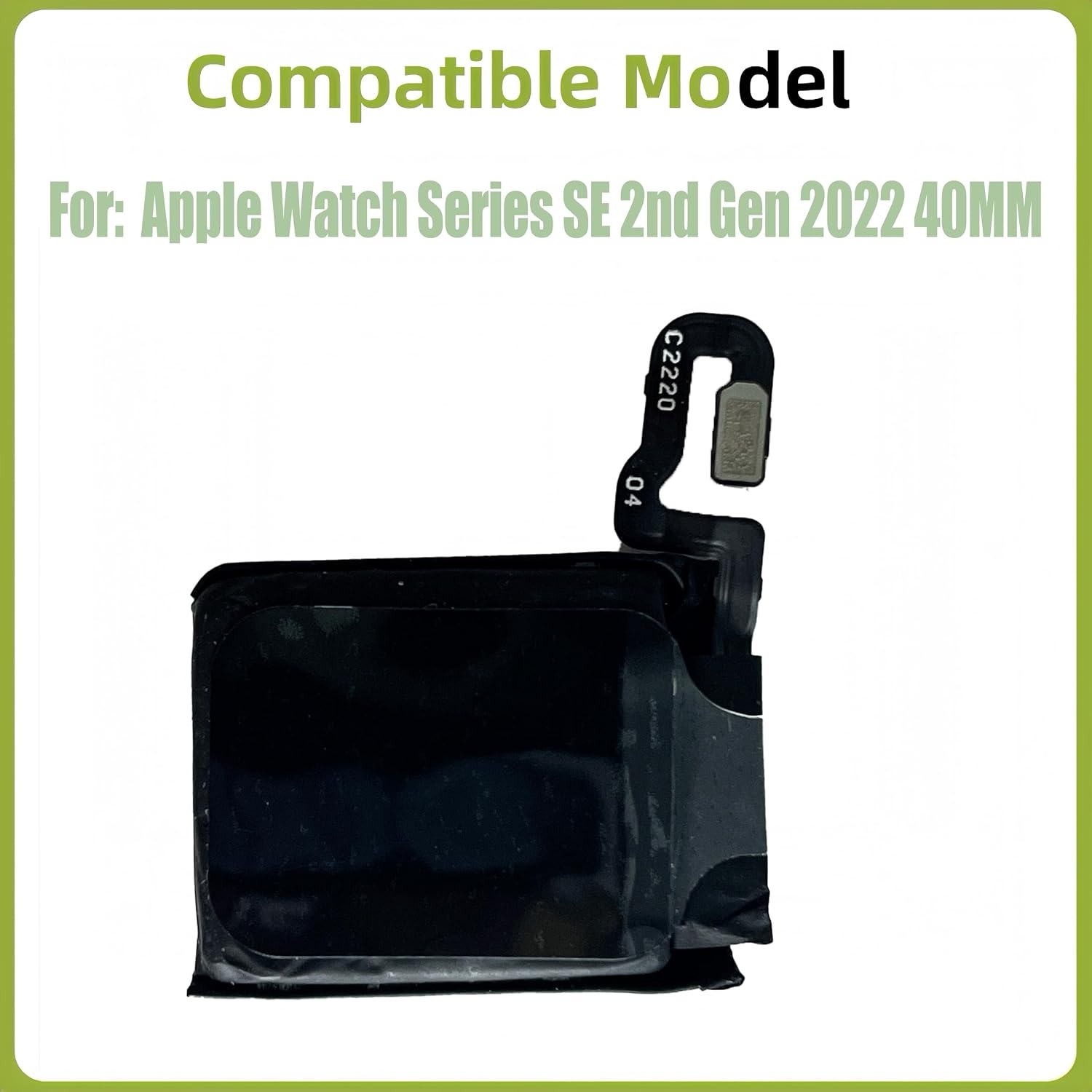 Vervangingsaccu Apple Watch SE 2022 40mm (A2721) - 39% Korting