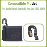 Vervangingsaccu Apple Watch SE 2022 40mm (A2721) - 53% Korting!