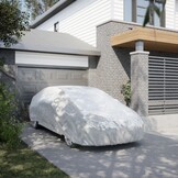 vidaXL Autohoes Sedan M - Zilverkleurig (33% Korting)