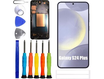 LCD Scherm met Frame - Samsung Galaxy S24+ Zwart (29% Korting)