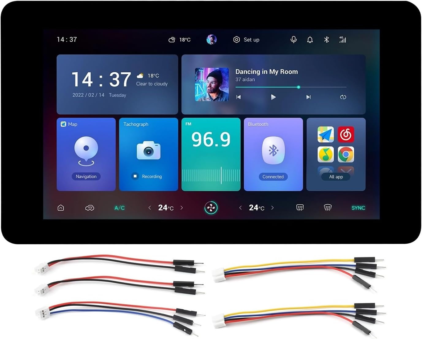 ESP32-S3 Ontwikkelbord met 7" Touchscreen - 29% Korting