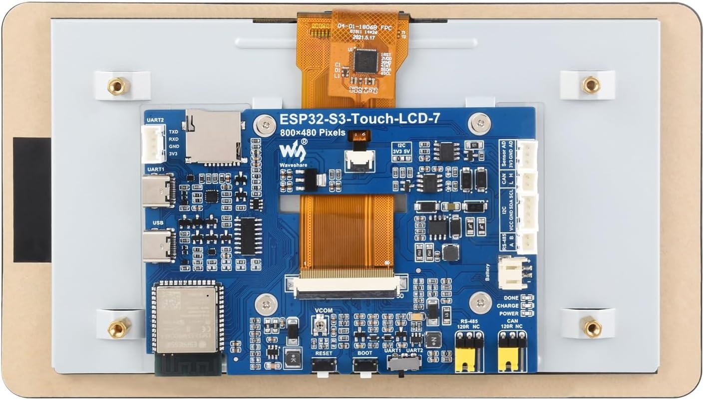 ESP32-S3 Ontwikkelbord met 7" Touchscreen - 29% Korting