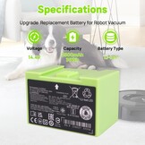 Stofzuigeraccu 2500 mAh voor iRobot Roomba (41% korting)