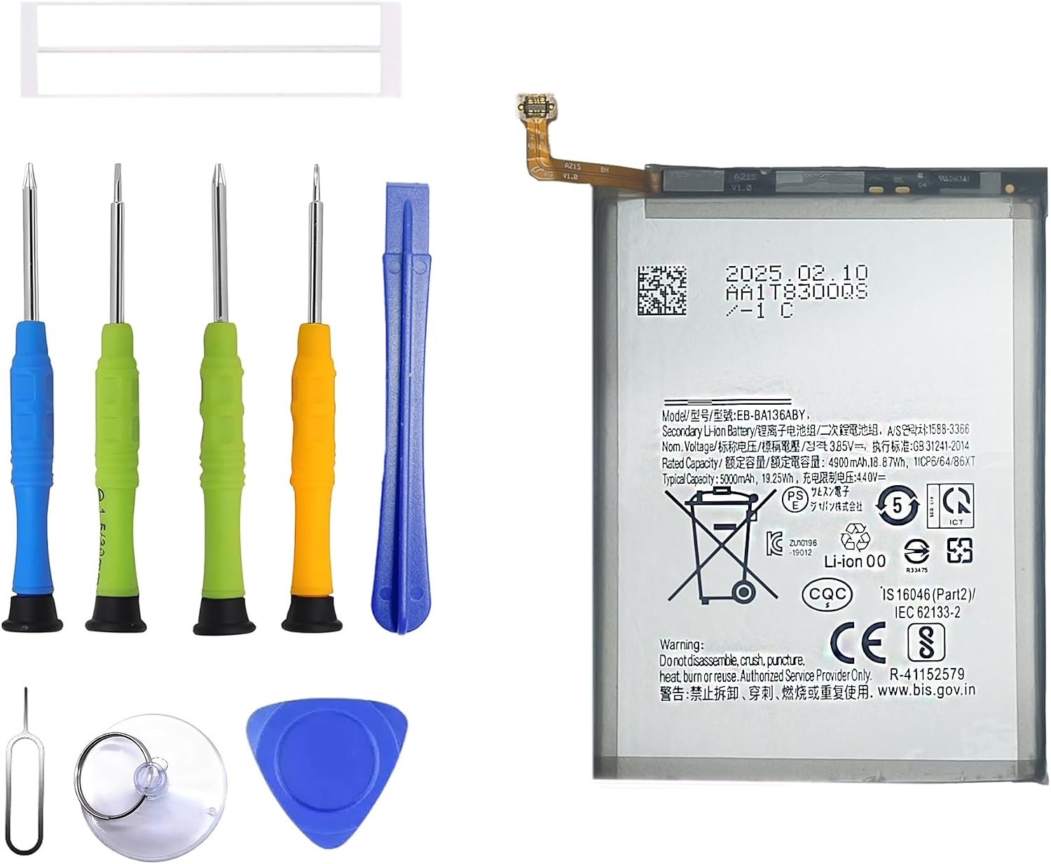 Accu voor Samsung Galaxy A13 5G SM-A136 | 5000 mAh | 54% Korting