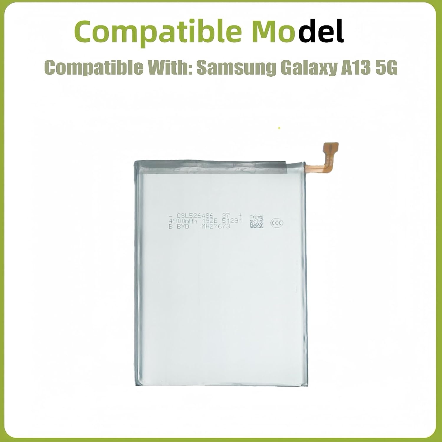 Accu voor Samsung Galaxy A13 5G SM-A136 | 5000 mAh | 54% Korting