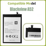 Vervangende Accu voor Blackview A52 - 5180 mAh - Incl. Gereedschap - 54% Korting