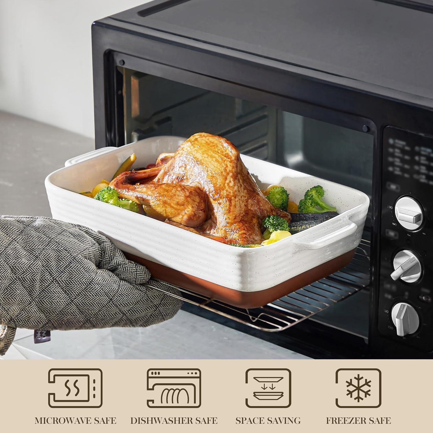 Ruime Ovenschaal Keramisch 35x24 cm, 4.8L - 57% Korting!