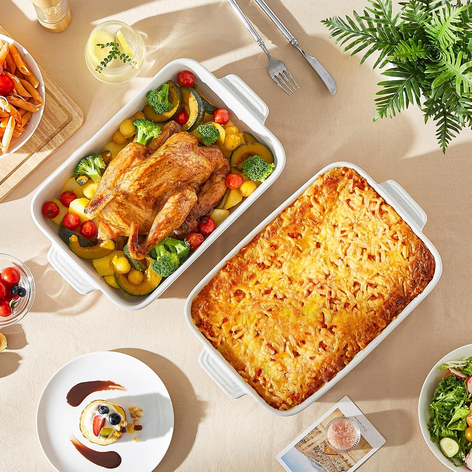 Ruime Ovenschaal Keramisch 35x24 cm, 4.8L - 57% Korting!