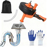 Ontstoppingsveer 10m met Handschoenen & Hulpstuk - 33% Korting!