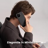 iPhone 16 Pro Hoesje: Ultradun Aramide Magsafe Zwart/Grijs