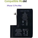 Vervangende iPhone 12 Pro Max Accu (40% Korting) | 4600 mAh