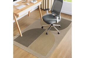 Bureaustoelmat Beige 120x150cm: Vloerbescherming met 45% Korting