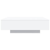 Moderne Salontafel met LED-verlichting Wit 100x100x31 cm - 61% Korting!