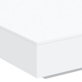 Moderne Salontafel met LED-verlichting Wit 100x100x31 cm - 61% Korting!