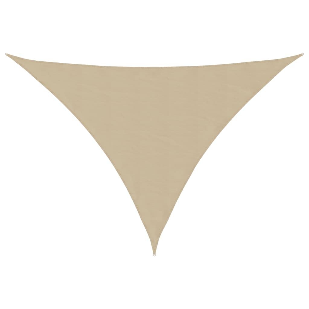 Driehoekig Zonnescherm 4x4x5,8m Beige Oxford Stof - 33% Korting!