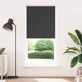 Verduisterend Rolgordijn Blackout 100x230 cm Zwart - 49% Korting