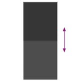 Verduisterend Rolgordijn Blackout 100x230 cm Zwart - 49% Korting