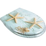 Duroplast Toilet Seat Soft Close -Quick Release Toilet Lid with Top Fixing,Various Patterns to Choose from (UF819-02)