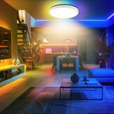 Moderne LED Plafondlamp Rond 30cm - Dimbare Kleur & RGB