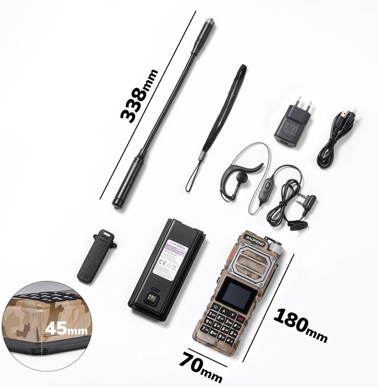 BAOFENG UV-25 Portofoon - 10W, Lange Afstand (34% Korting)