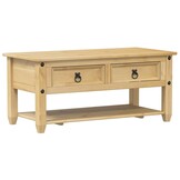 VidaXL Salontafel Grenenhout met Laden - 100x48x45 cm - 72% Korting