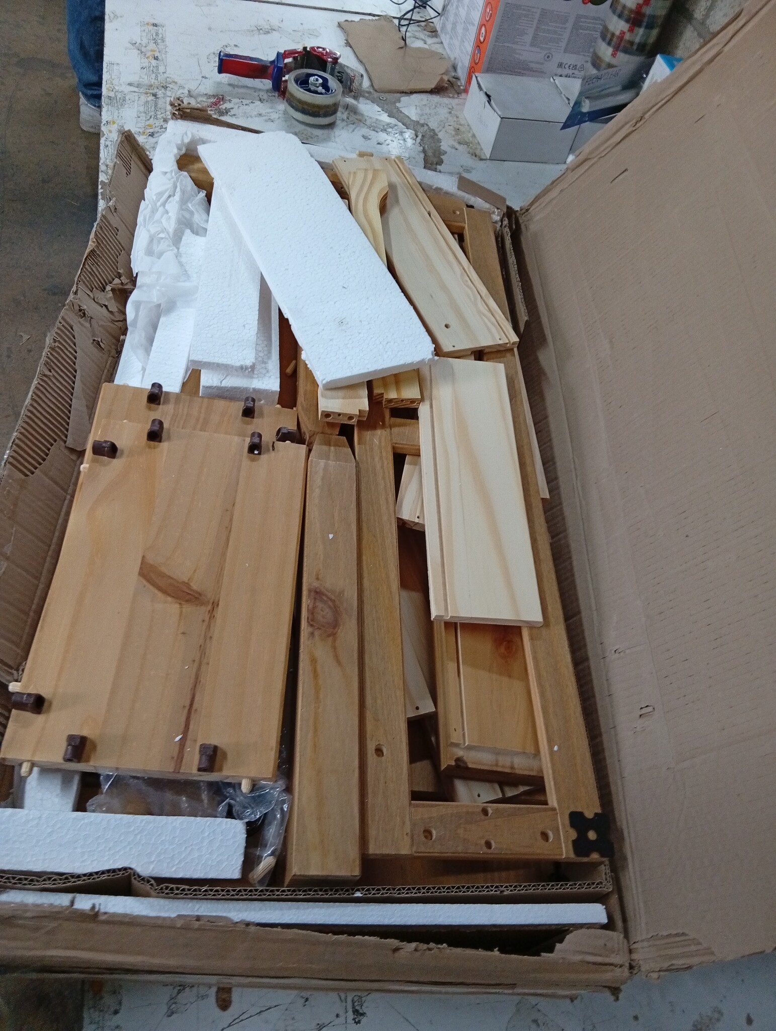 VidaXL Salontafel Grenenhout met Laden - 100x48x45 cm - 72% Korting