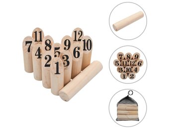 Nummer Kubb Hout Spel - 32% Korting