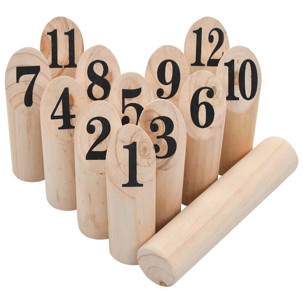 Nummer Kubb Hout Spel - 32% Korting