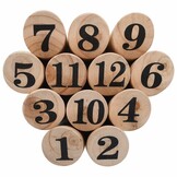 Nummer Kubb Hout Spel - 32% Korting