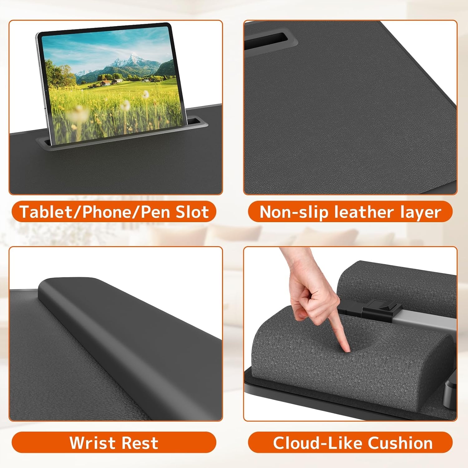 PUTORSEN Laptoptafel Bed/Bank - Verstelbaar & Opvouwbaar (34% Korting)