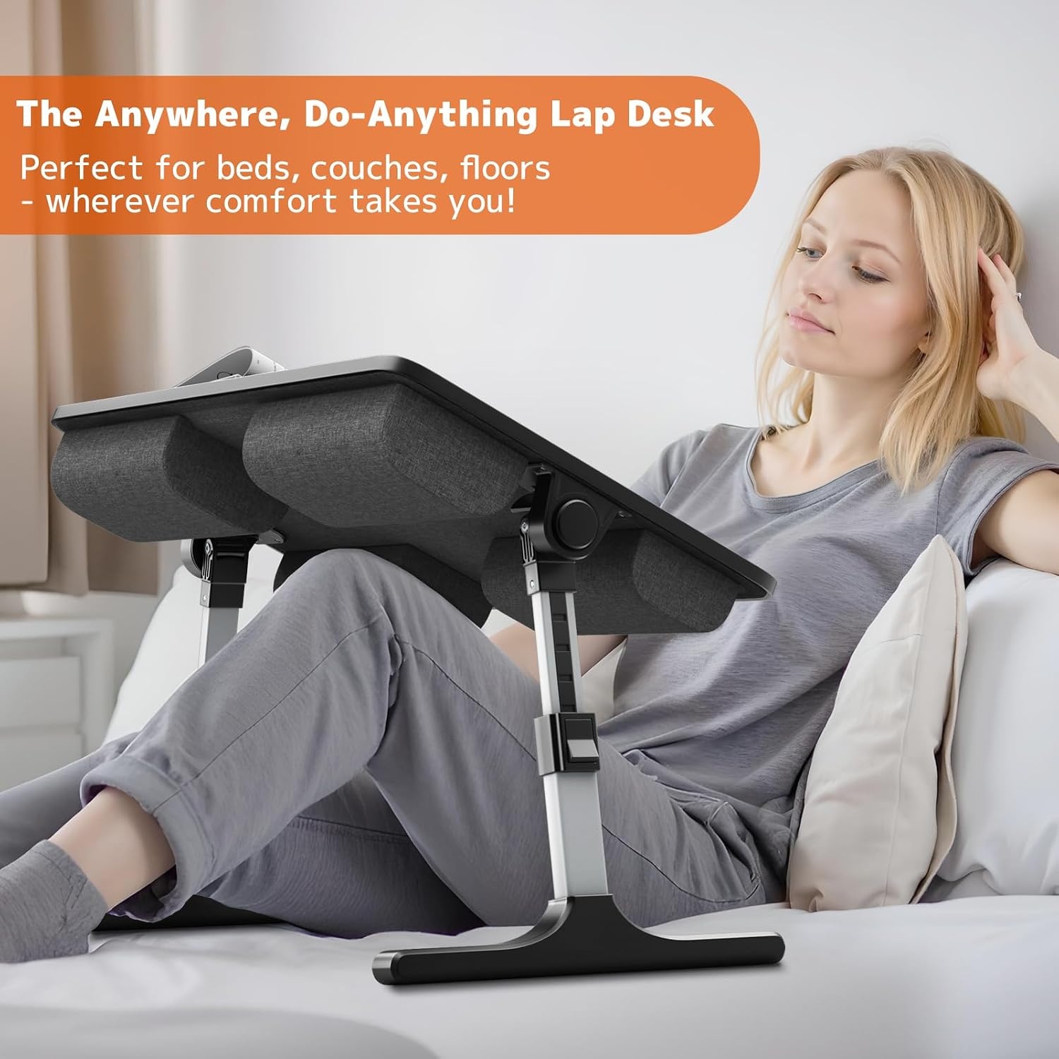 PUTORSEN Laptoptafel Bed/Bank - Verstelbaar & Opvouwbaar (34% Korting)