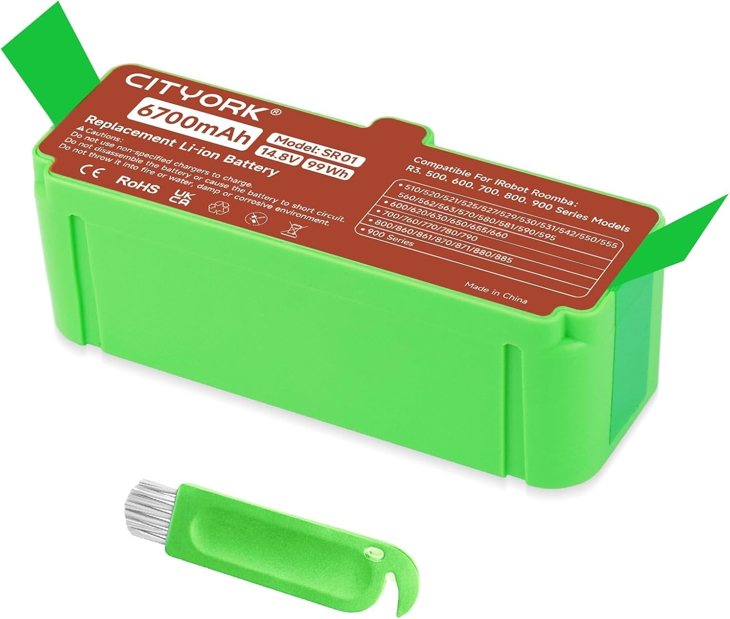 iRobot Roomba Accu 6700mAh 14.8V Li-ion - 45% Korting!