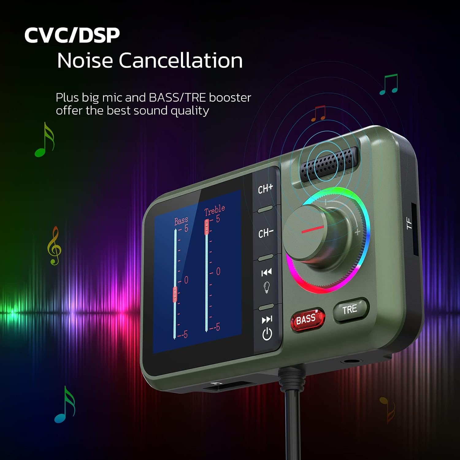 Bluetooth FM Transmitter Auto - Handsfree & Muziek (33% Korting)