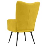 vidaXL Relaxstoel Fluweel Mosterdgeel - 54% Korting!