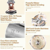 Notenmelkmachine, 1200 ml, 8-in-1 sojamelkmachine