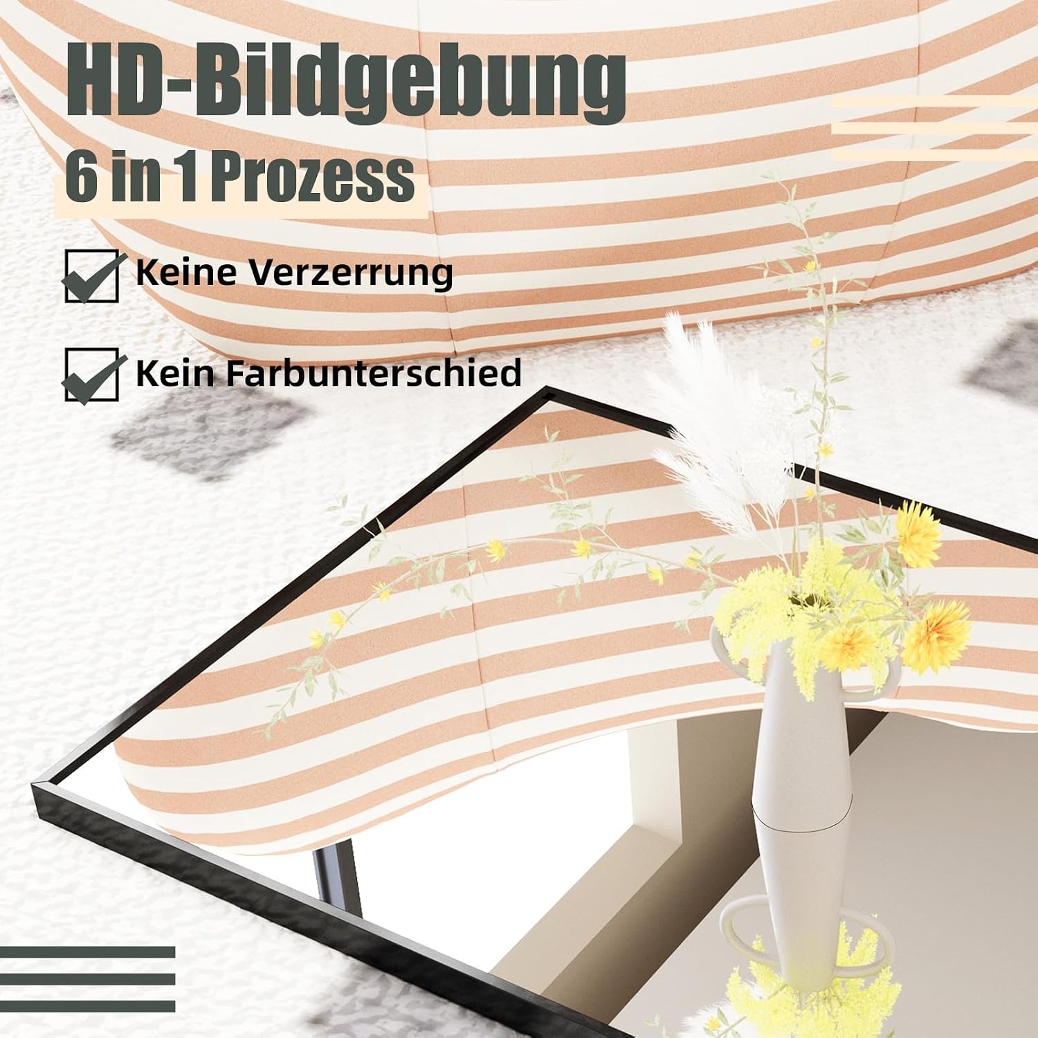 Full Length Mirror 140 x 50 cm with Black Metal Frame Standing Mirror HD Large Wall Mirror with Hook for Living Room, Bedroom and Dressing Room Mirror