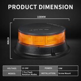 Amber LED Waarschuwingslicht Stroboscoop - 41% Korting!