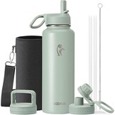 Coolflask Geïsoleerde Waterfles 2 Liter - RVS Drinkfles - Zwart