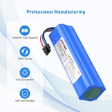 NASTIMA 14.4V 5200mAh Replacement Battery for Dreame D9 F9 L10, Li-ion Battery Compatible with Dreame D9 Pro, D10s, D10 Plus, L10s Pro, L10s Ultra Series Vacuum Cleaners
