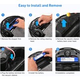 NASTIMA 14.4V 5200mAh Replacement Battery for Dreame D9 F9 L10, Li-ion Battery Compatible with Dreame D9 Pro, D10s, D10 Plus, L10s Pro, L10s Ultra Series Vacuum Cleaners