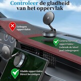 PlusAcc Vacuüm mobiele telefoonhouder auto met oplaadfunctie - zuignap 360° draaibaar inklapbare magnetische telefoonhouder voor Magsafe iPhone 17/16/15/14/13/ Samsung S20-S25 aan voorruit/dashboard