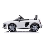 Audi R8 Sport - elektrische kinderauto - accu auto - wit